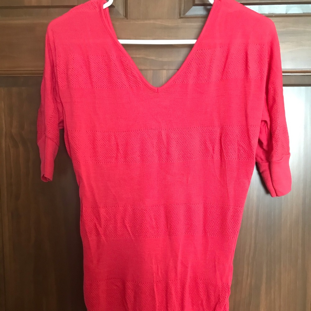 Knit v neck sweater